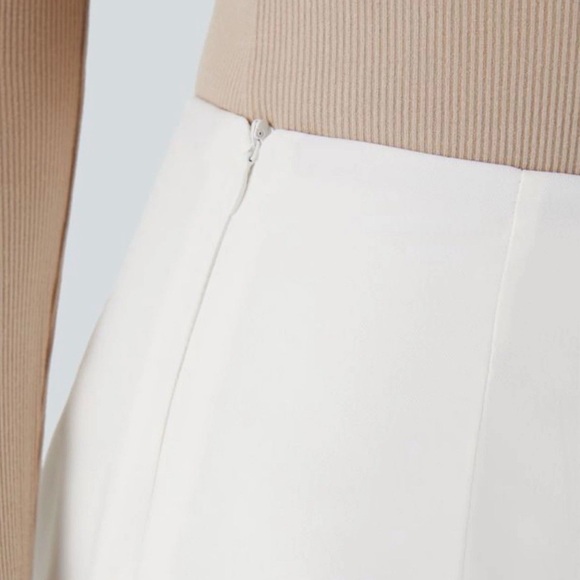 NEW Halara White High Waisted Side Zipper 2-in-1 A Line Mini Casual Skort Skirt - Picture 13 of 14